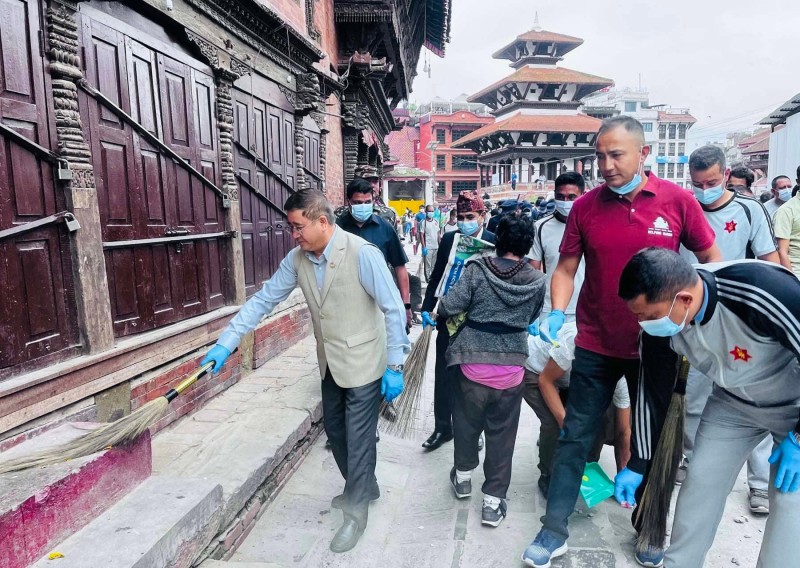पर्यटन प्रवद्र्धनका लागि सरसफाइ